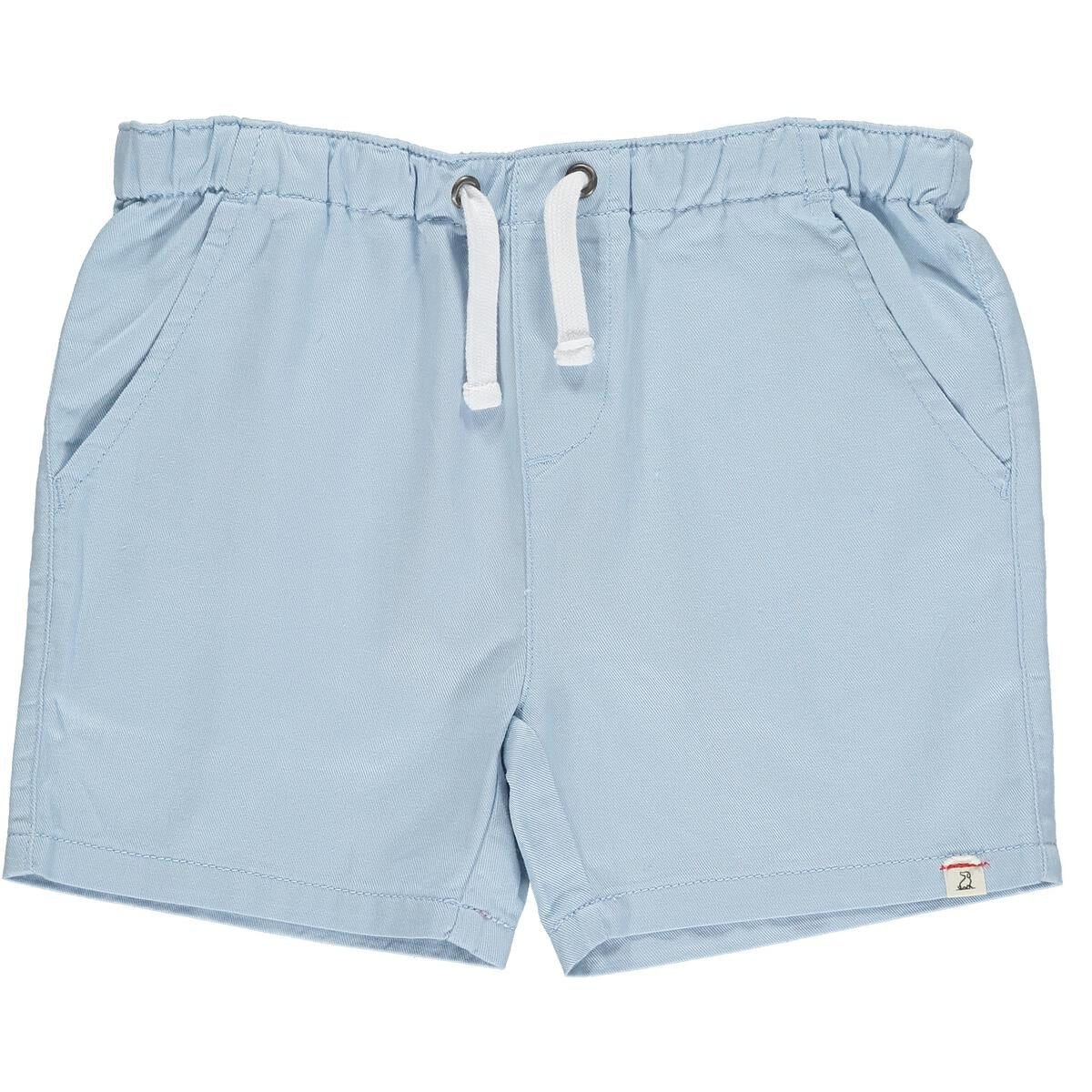 Pale Blue Twill Short